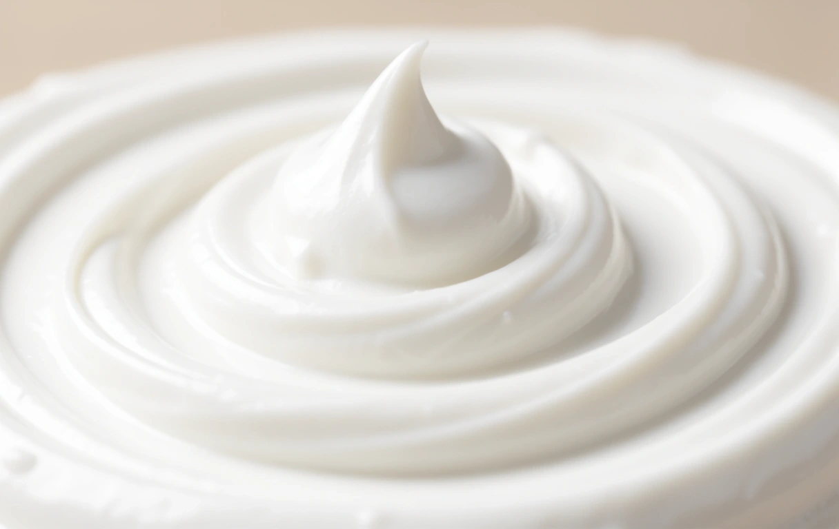 Cream with collagen and hyaluronic acid